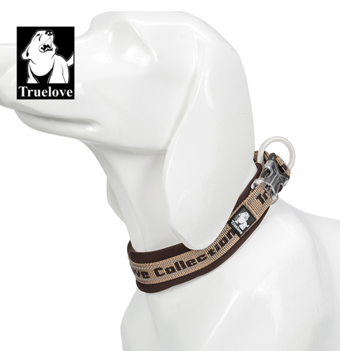 Hundehalsband "TRUE LOVE COLLECTION" Sportliches Neopren gepolstertes und reflektier