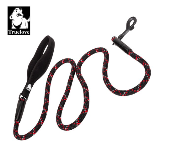 Hundeleine - Strapazierfähiges Nylon mit Reflektoren und Neoprengriff