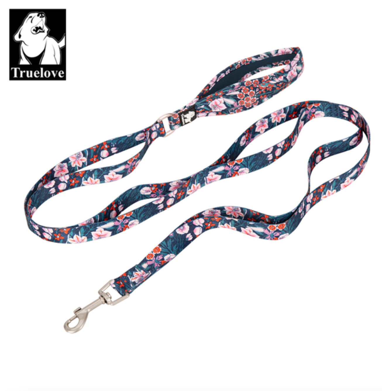 Hundeleine Flower Spring - POPPY RED