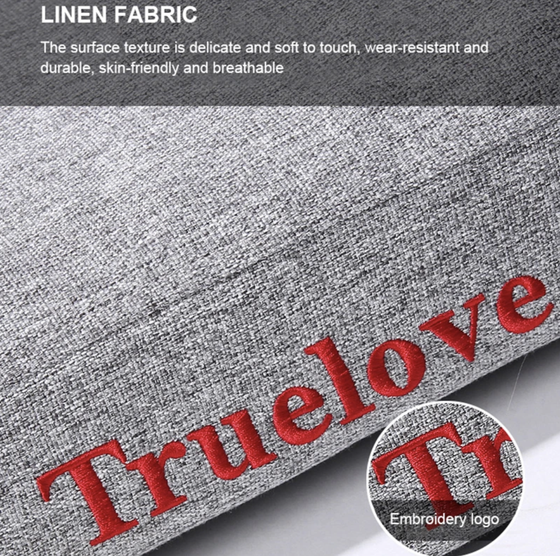 Hundebett Memory Foam "Grau"