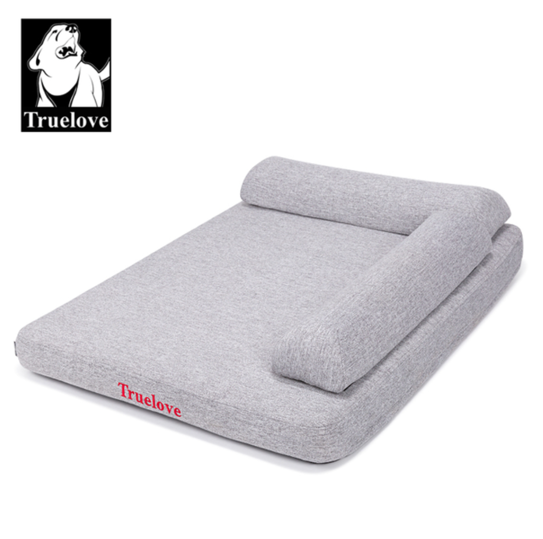 Hundebett Memory Foam "Grau"