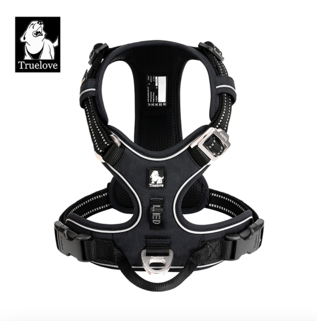 True love HundegeReflektierendes Hundegeschirrschirr Nylon reflektieren des Hunde geschirr einstellbar komfortable Steuerung Step-In brillante truelove tlh5654, Hundegeschirr mit 3M Reflexion - Sonderedition