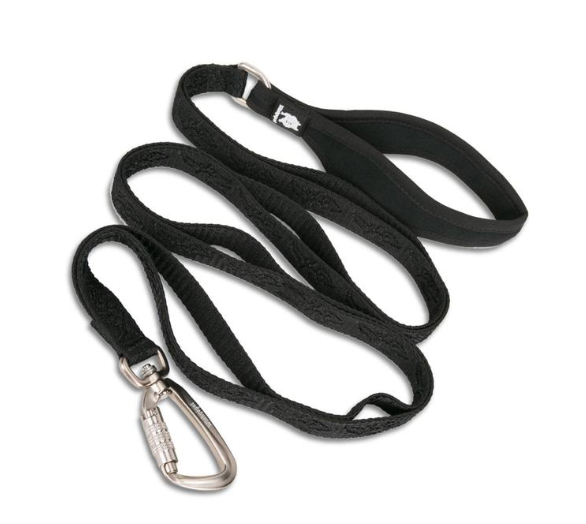Hundeleine, Codura Ultra-Leichtehundeleine mit softem Neoprengriff und Karabinerha