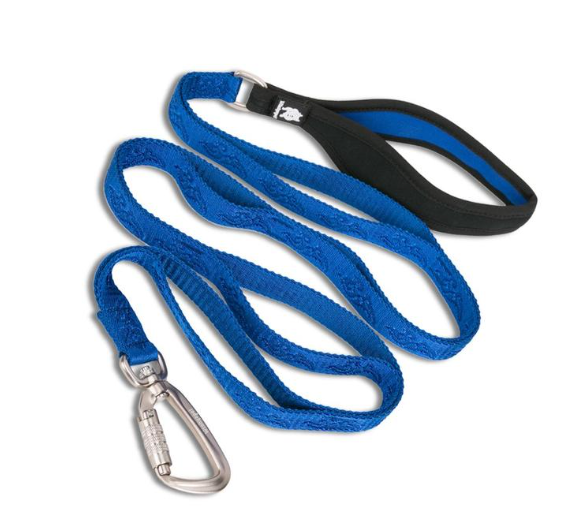 Hundeleine, Codura Ultra-Leichtehundeleine mit softem Neoprengriff und Karabinerha