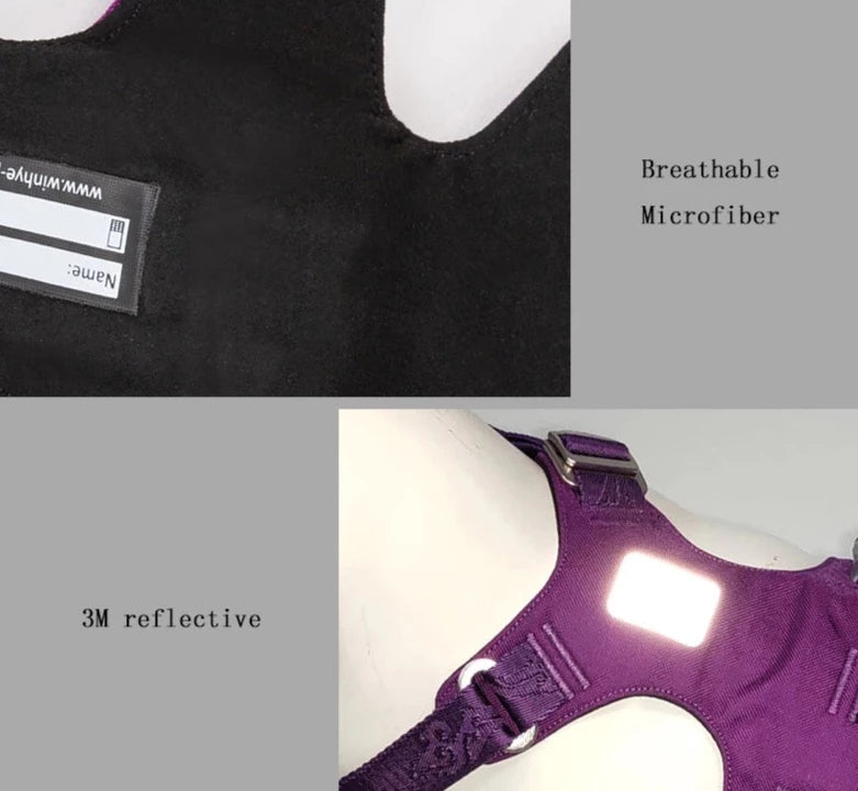 Ultraleichtes Doppel-H-Hundegeschirr Cordura