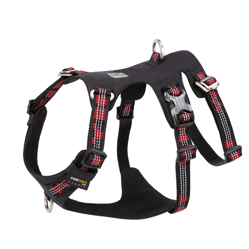 WINHYEPET reflektierendes Cordura® Doppel-H-Hundegeschirr