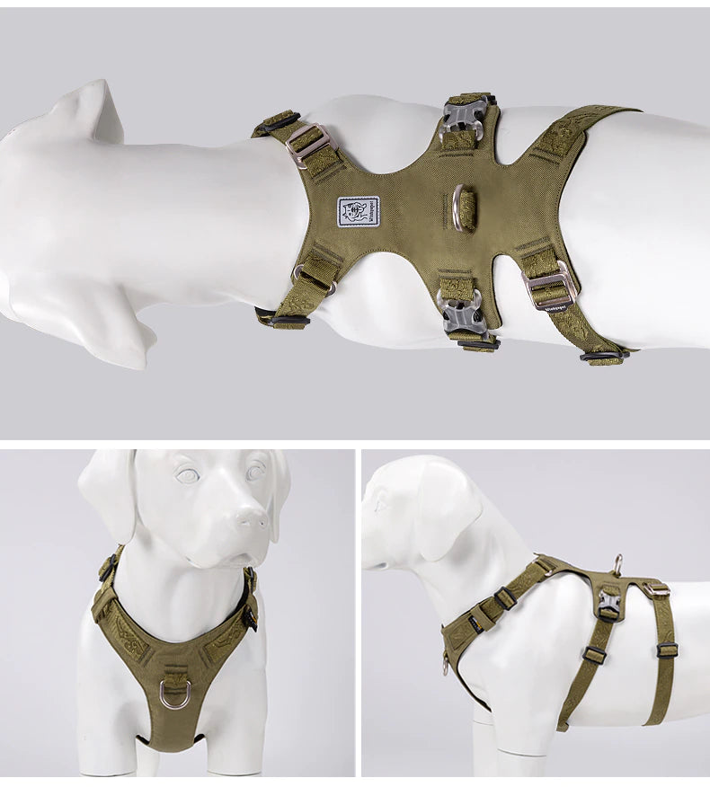 Ultraleichtes Doppel-H-Hundegeschirr Cordura
