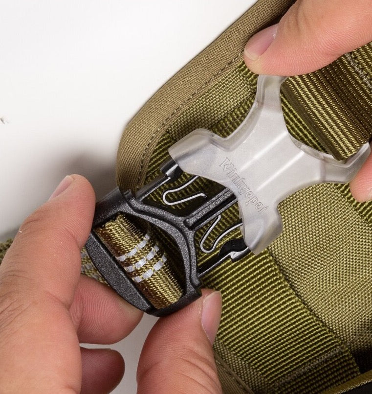 WINHYEPET 2 in 1 Military Hundegeschirr mit abnehmbaren Taschen Air-Me