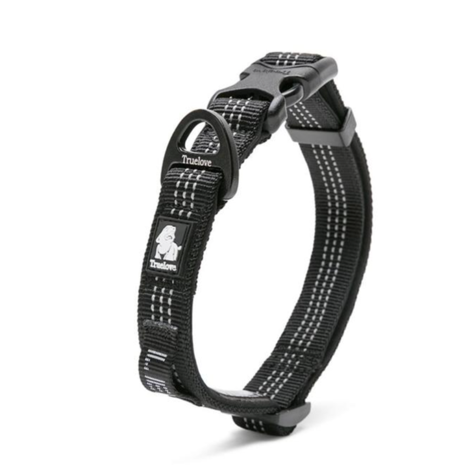 Sportliches Hundehalsband Trainingshalsband rundum reflektierend