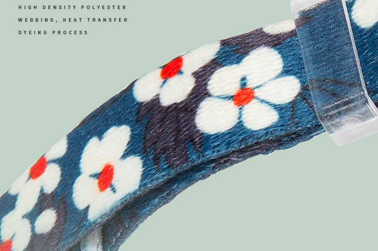 Katzenhalsband Flower Spring "SAXONY BLUE" Limited Edition