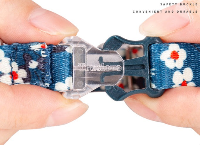 Katzenhalsband Flower Spring "NAVY BLAZER" Limited Edition