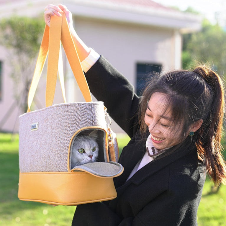 Hundehandtasche Tragbare Haustier-Ausflugstasche: Bequemer, praktischer und sicherer R