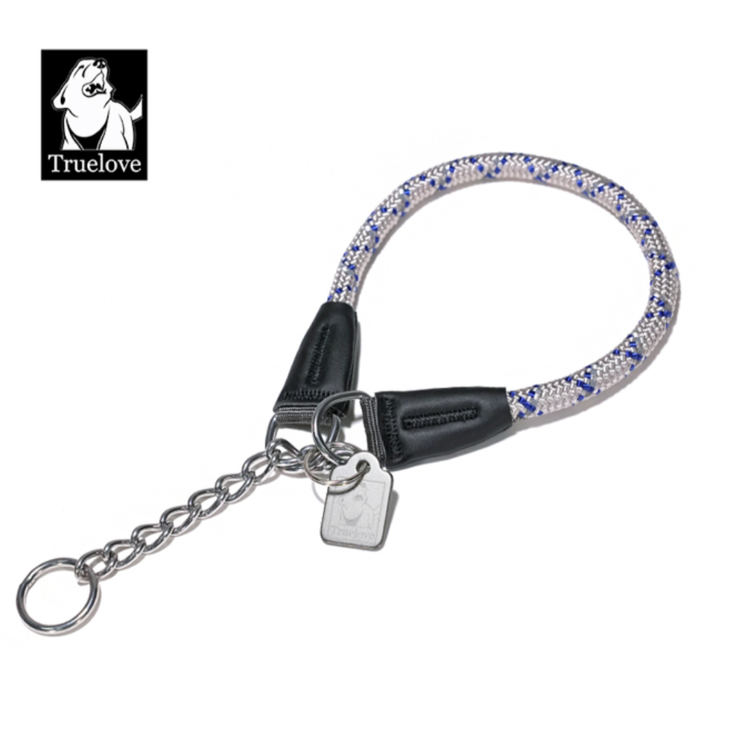 Reflektierendes Hundehalsband mit Kettenzugstop V3.0