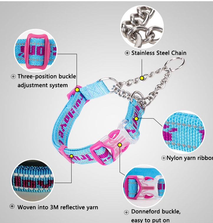 Hundehalsband mit Kettenzugstop “TRUE LOVE COLLECTION”
