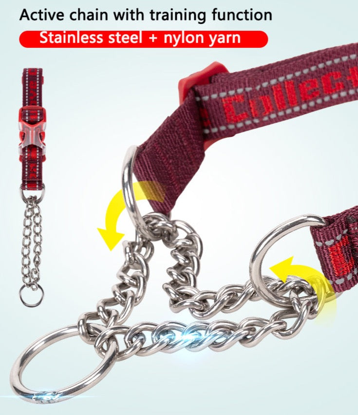 Hundehalsband mit Kettenzugstop “TRUE LOVE COLLECTION”