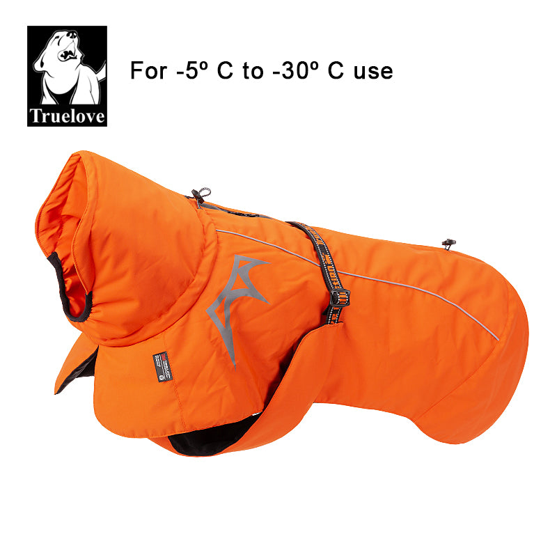 Hundewintermantel mit 3M-Thinsulate-Isolierung und 3M Reflexion