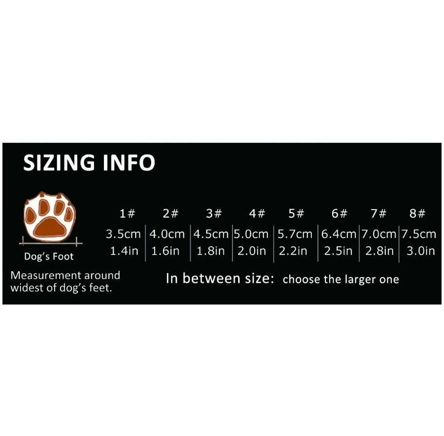 Wasserfeste robuste Hundeschuhe "V1"