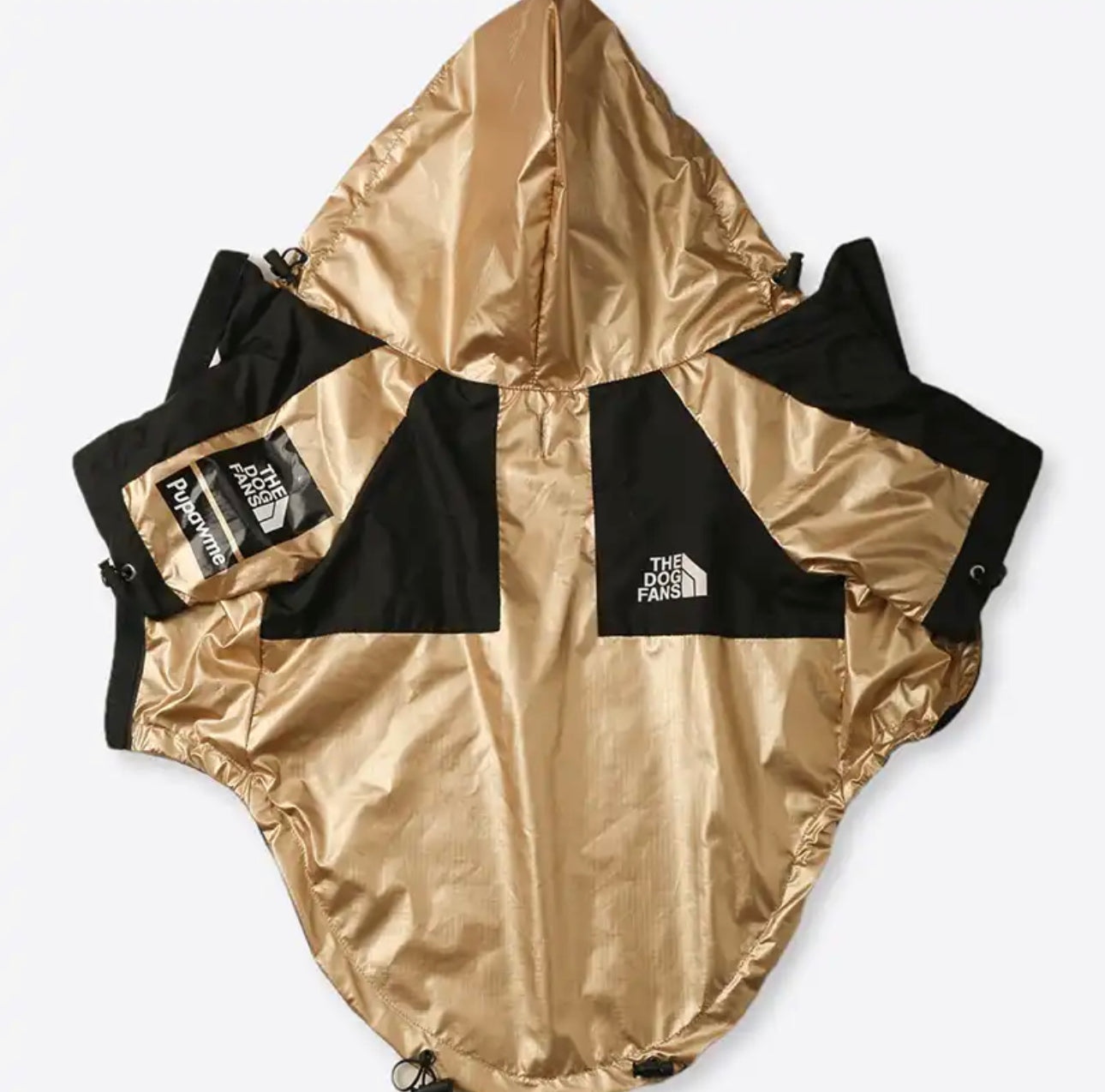 Wasserdichte Hundejacke mit Kapuze „Space Edition“
