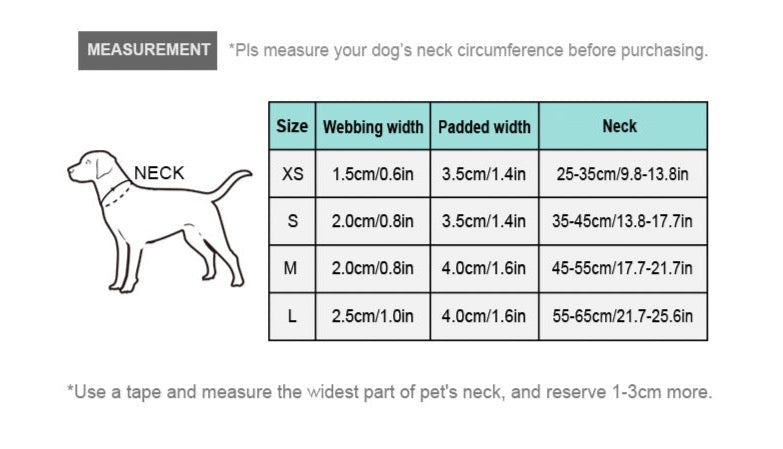 personalisierbares Hundehalsband - Weich, haltbar und individuell anpassbar