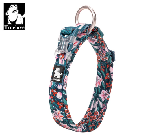 Hundehalsband Flower Spring "NAVY BLAZER" Limited Edition