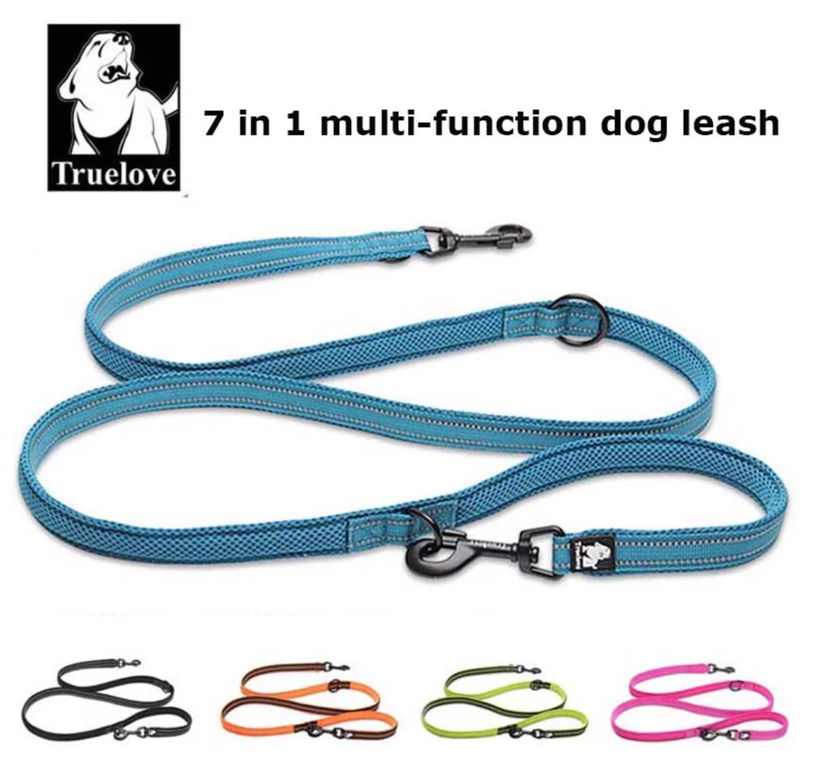 1 multifunktionale Hundeleine 2 Meter