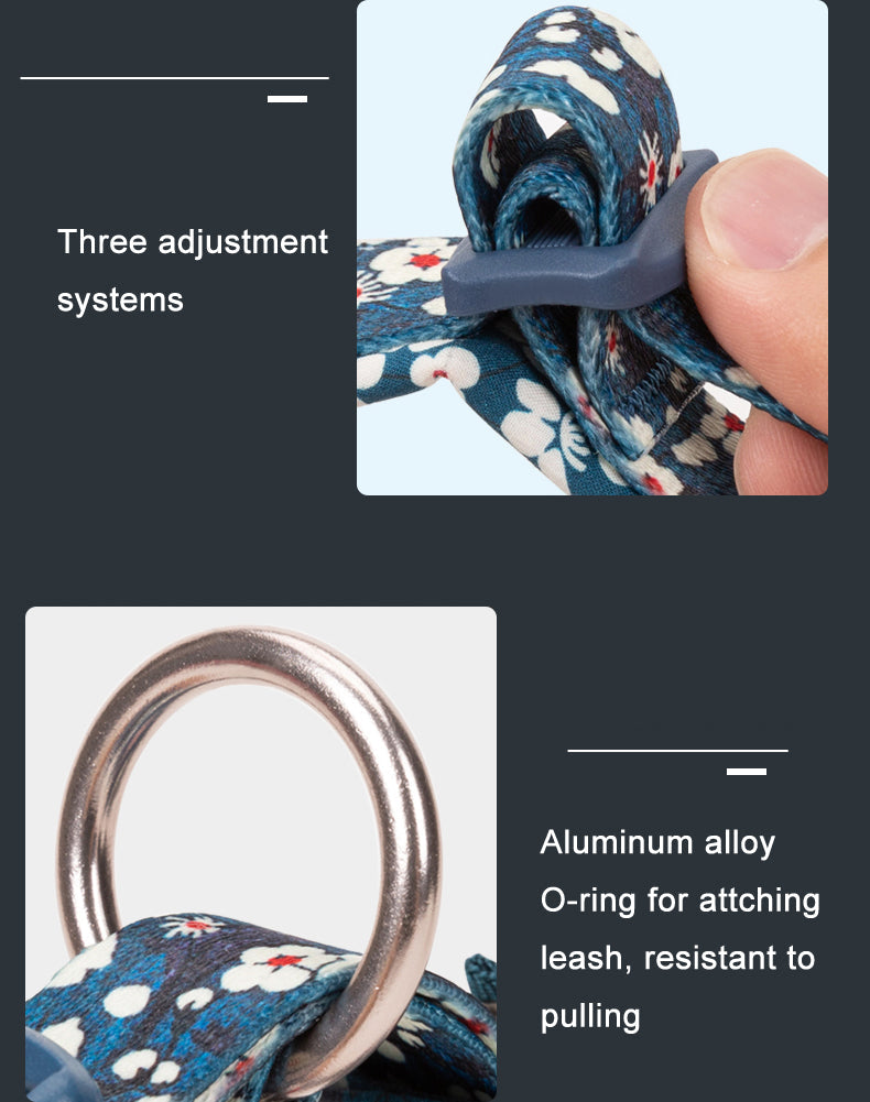 Hundehalsband Flower Spring "SAXONY BLUE" Limited Edition