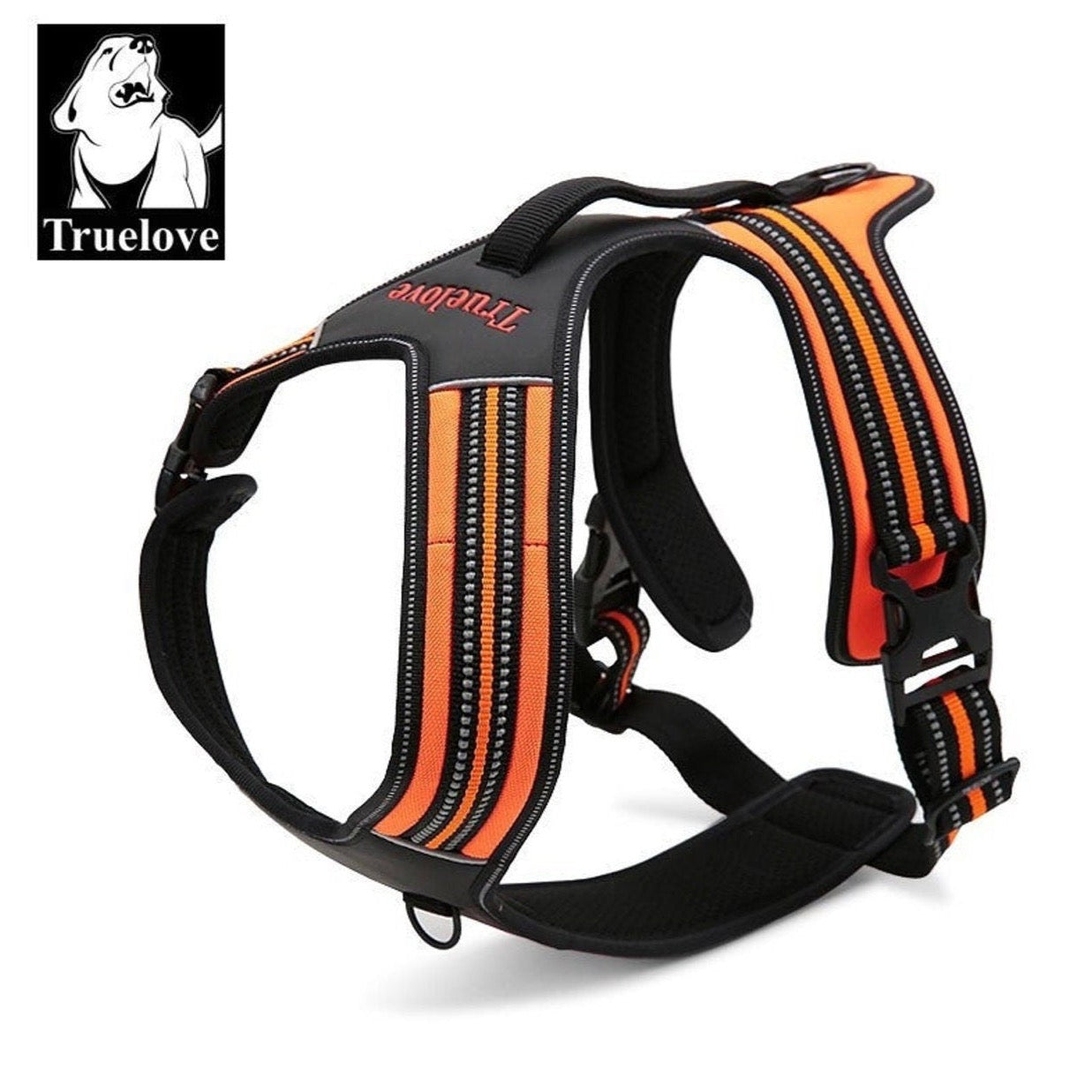 Sportliches Hundegeschirr mit 3M Reflexion True Love for Dogs