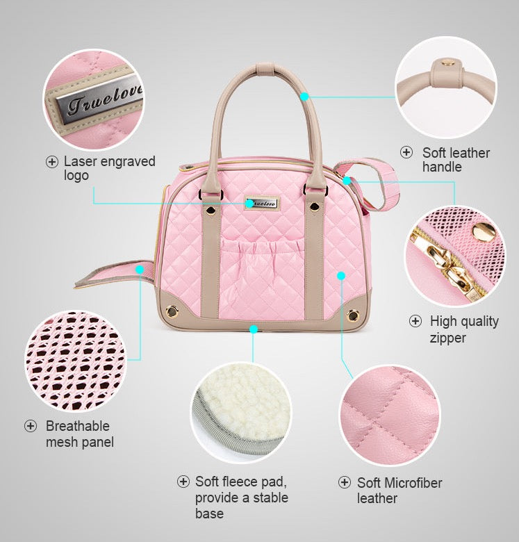 Hundetasche "LOVELY" Tiertransport Handtasche
