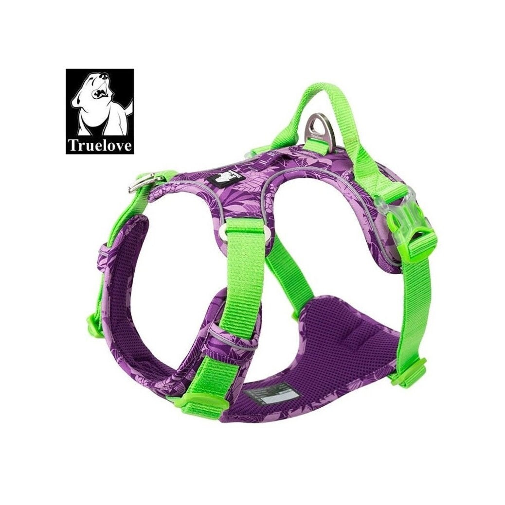 Reflektierendes Hundegeschirr "Camouflage Blue" Limited Edition