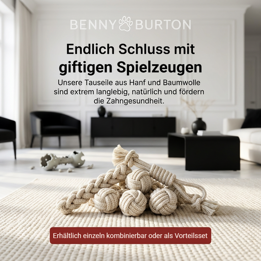 Hanfseil Kauspielzeug – Natürliche Zahnpflege