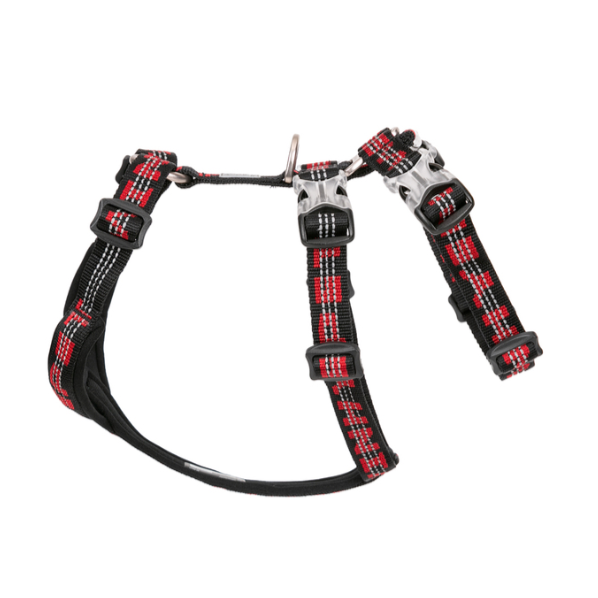 WINHYEPET Neopren gepolstertes und reflektierendes Doppel-H-Hundegesch