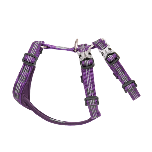 WINHYEPET Neopren gepolstertes und reflektierendes Doppel-H-Hundegesch