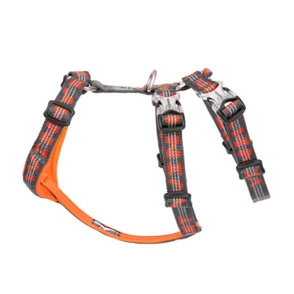 WINHYEPET Neopren gepolstertes und reflektierendes Doppel-H-Hundegesch