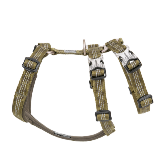 WINHYEPET Neopren gepolstertes und reflektierendes Doppel-H-Hundegesch