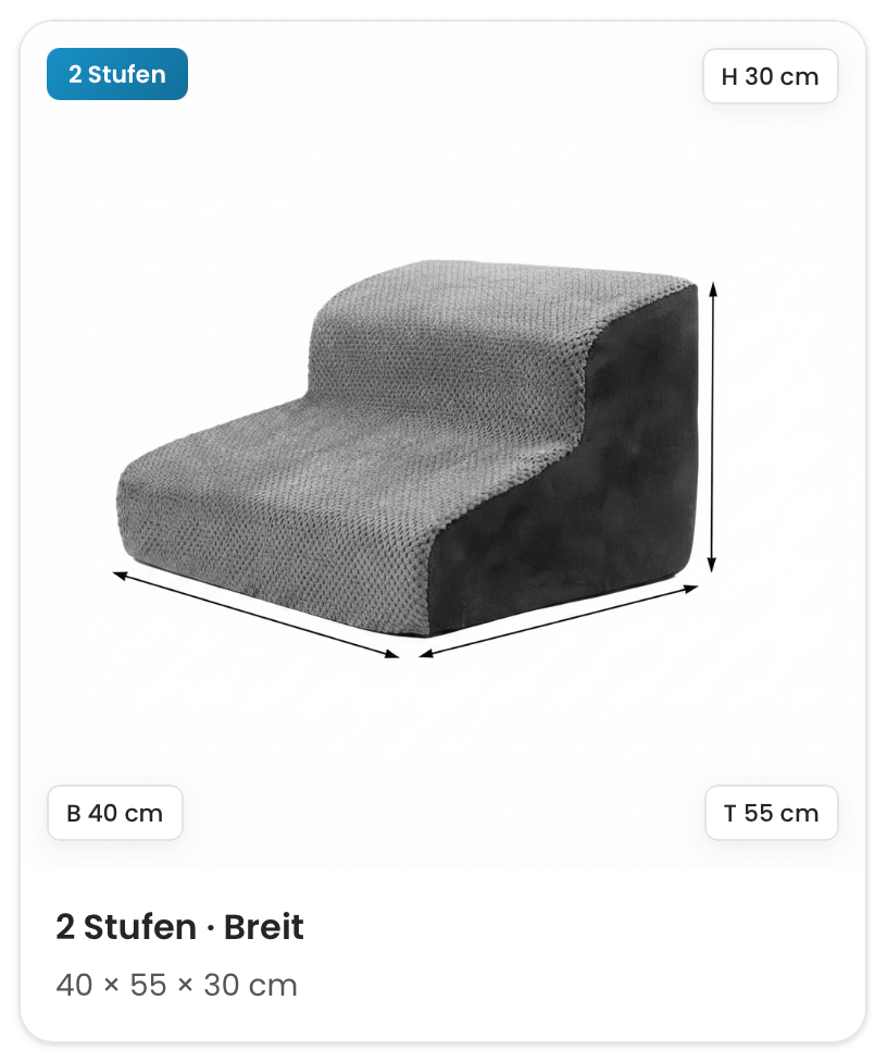 Premium Hundetreppe für mehr Komfort und gesunde Gelenke