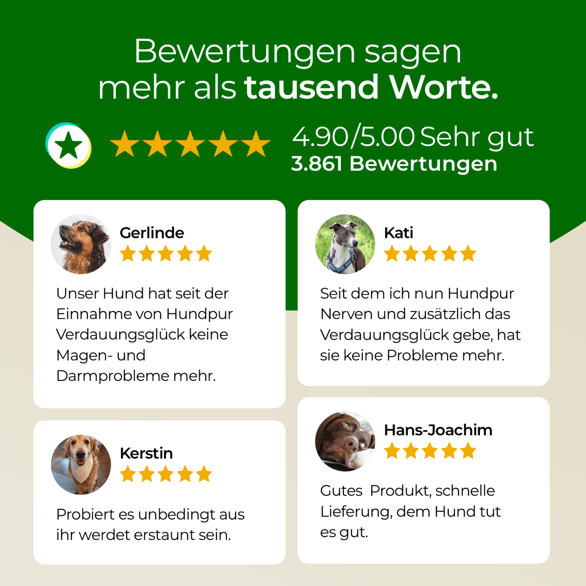 Hundpur® Verdauungsglück mit Probiotika