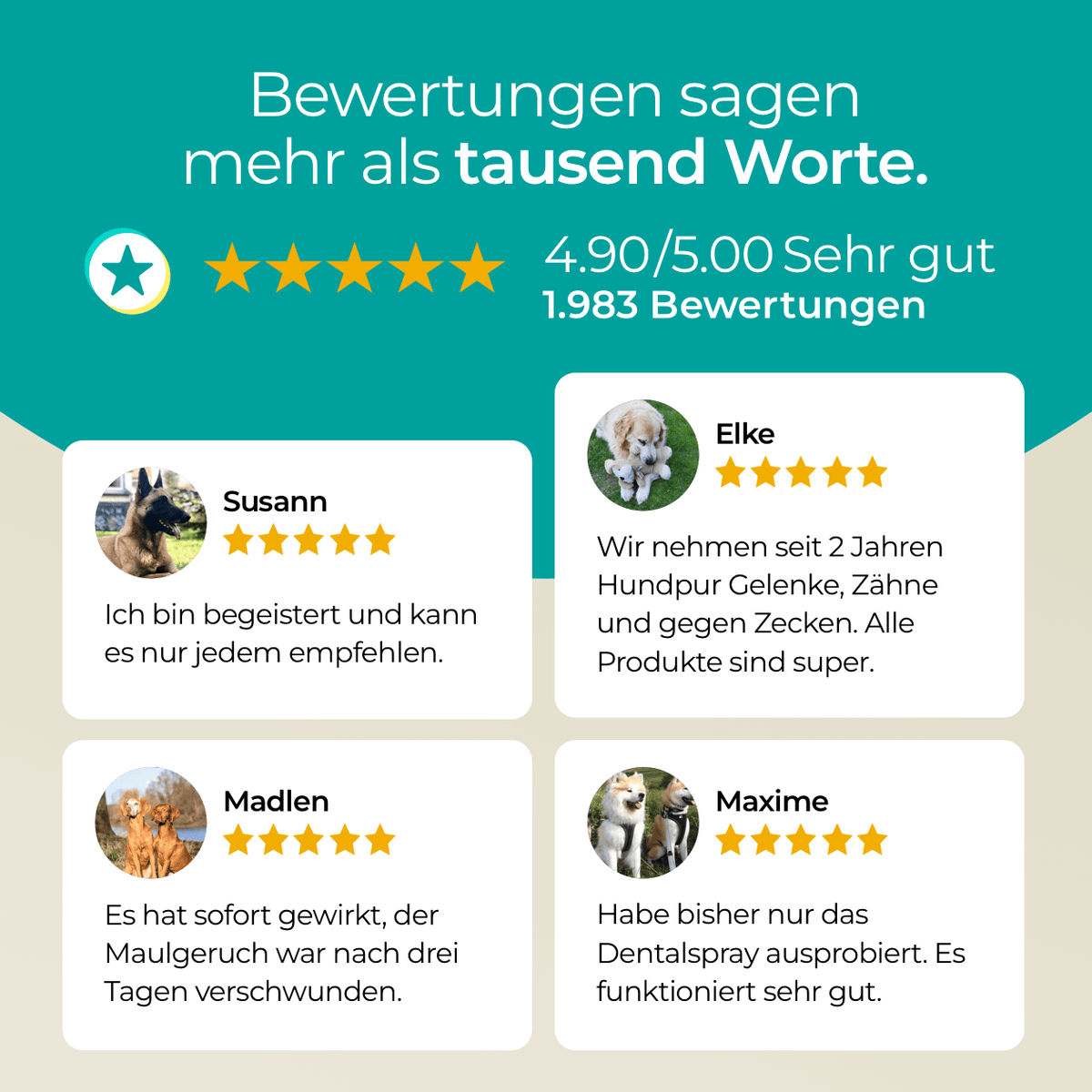 Hundpur® Dentalspray für Hunde