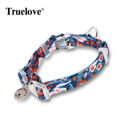 Katzenhalsband Flower Spring "SAXONY BLUE" Limited Edition