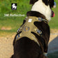 WINHYEPET reflektierendes Cordur Doppel-H-Hundegeschirr