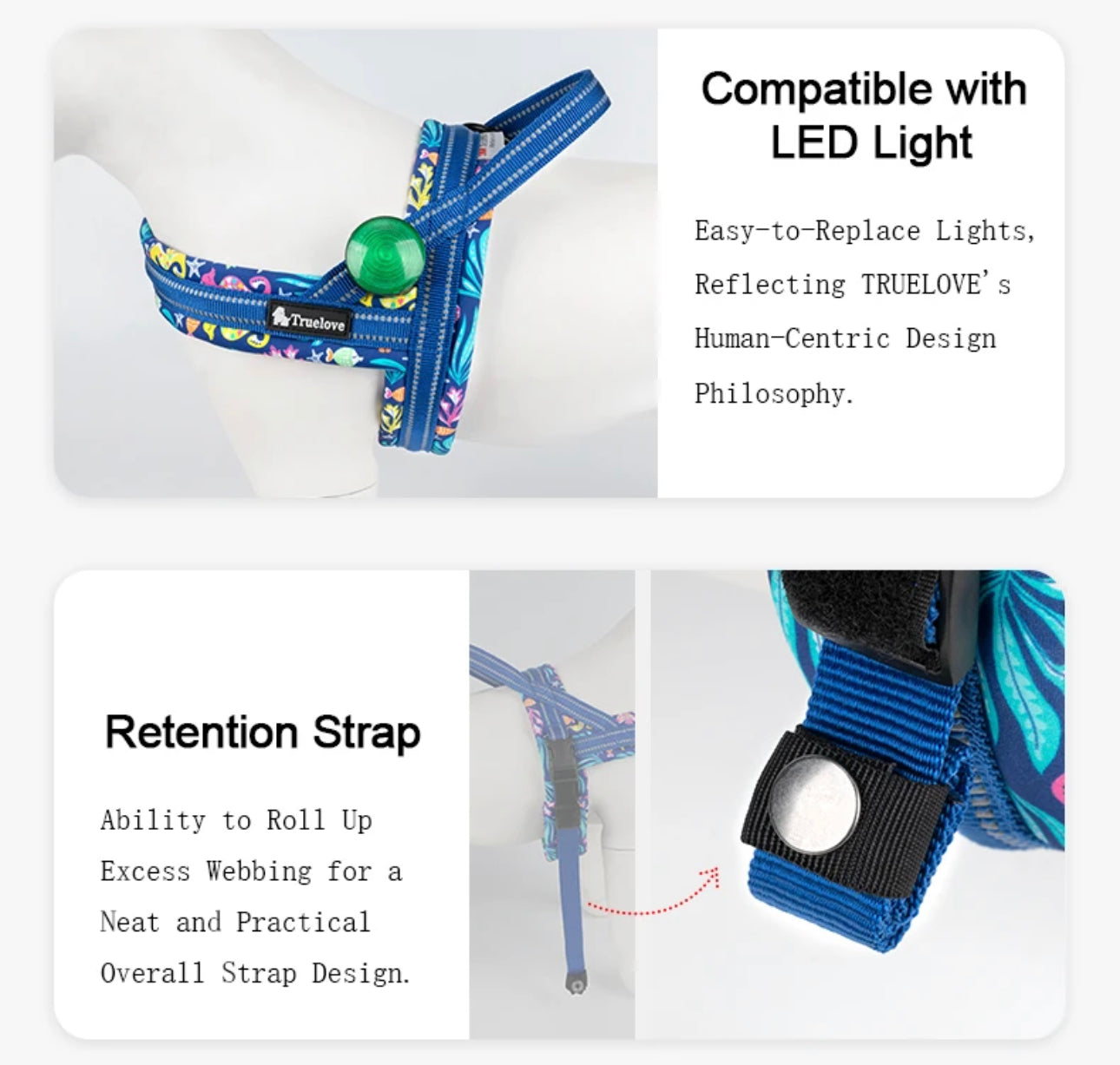 Norwegergeschirr Limited Sommer Edition aus softem Air Mesh True Love for dogs 