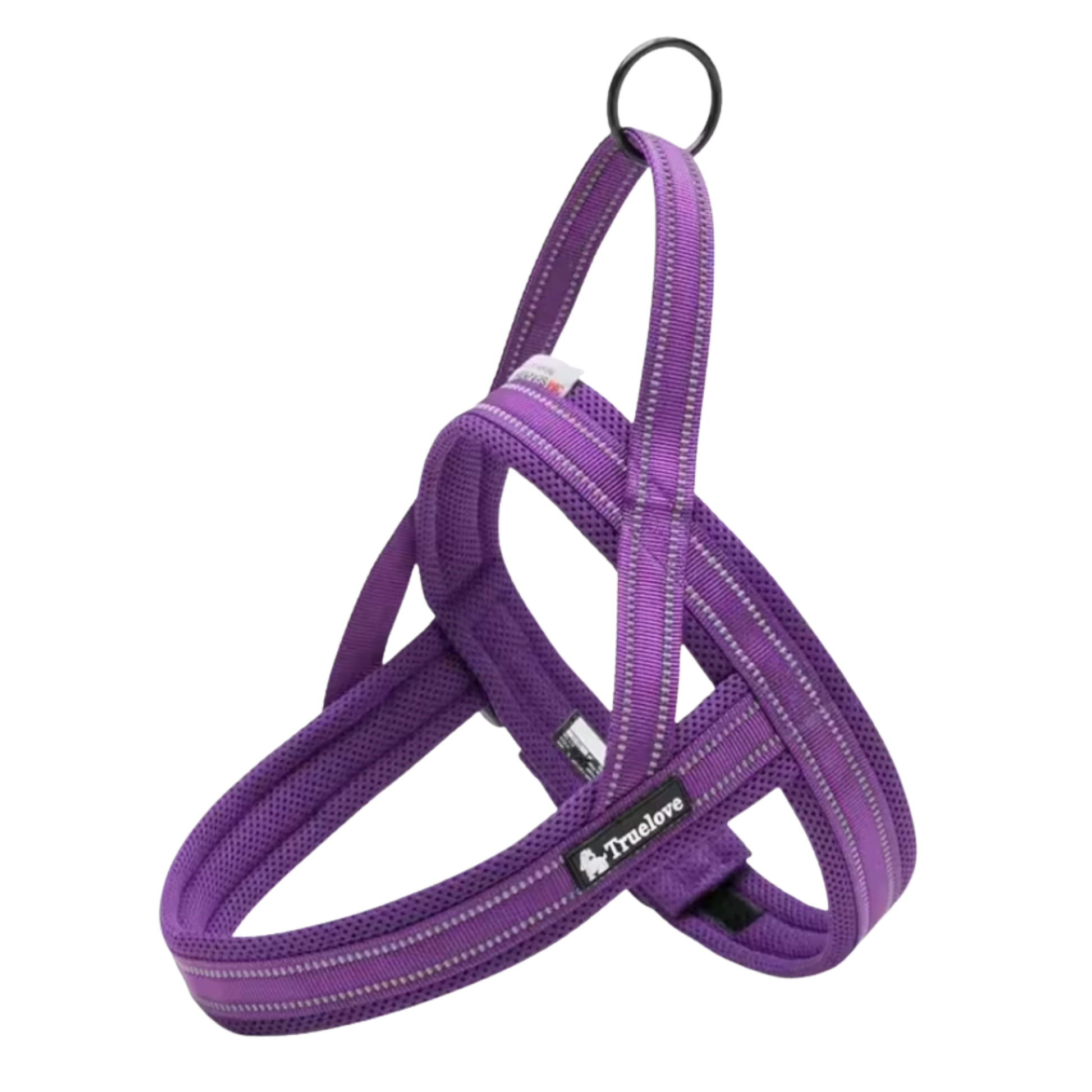 Norwegergeschirr mit 3M Reflexion True love for Dogs, Hundegeschirr, Komfortabel, Reflektierend, Strapazierfähig, Einfach anzupassen, Sicherheit, 
