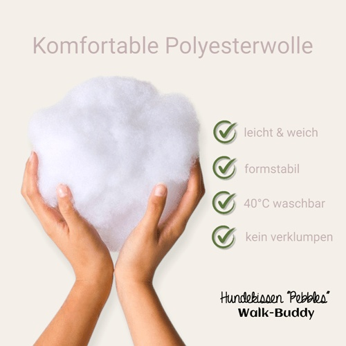 Leichte Hundematte mit Kissen