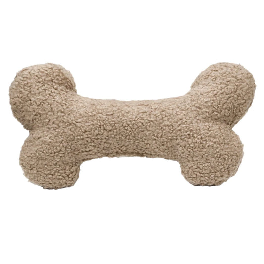 Spielknochen aus recycelten und super weichem Teddyplüsch Polyester