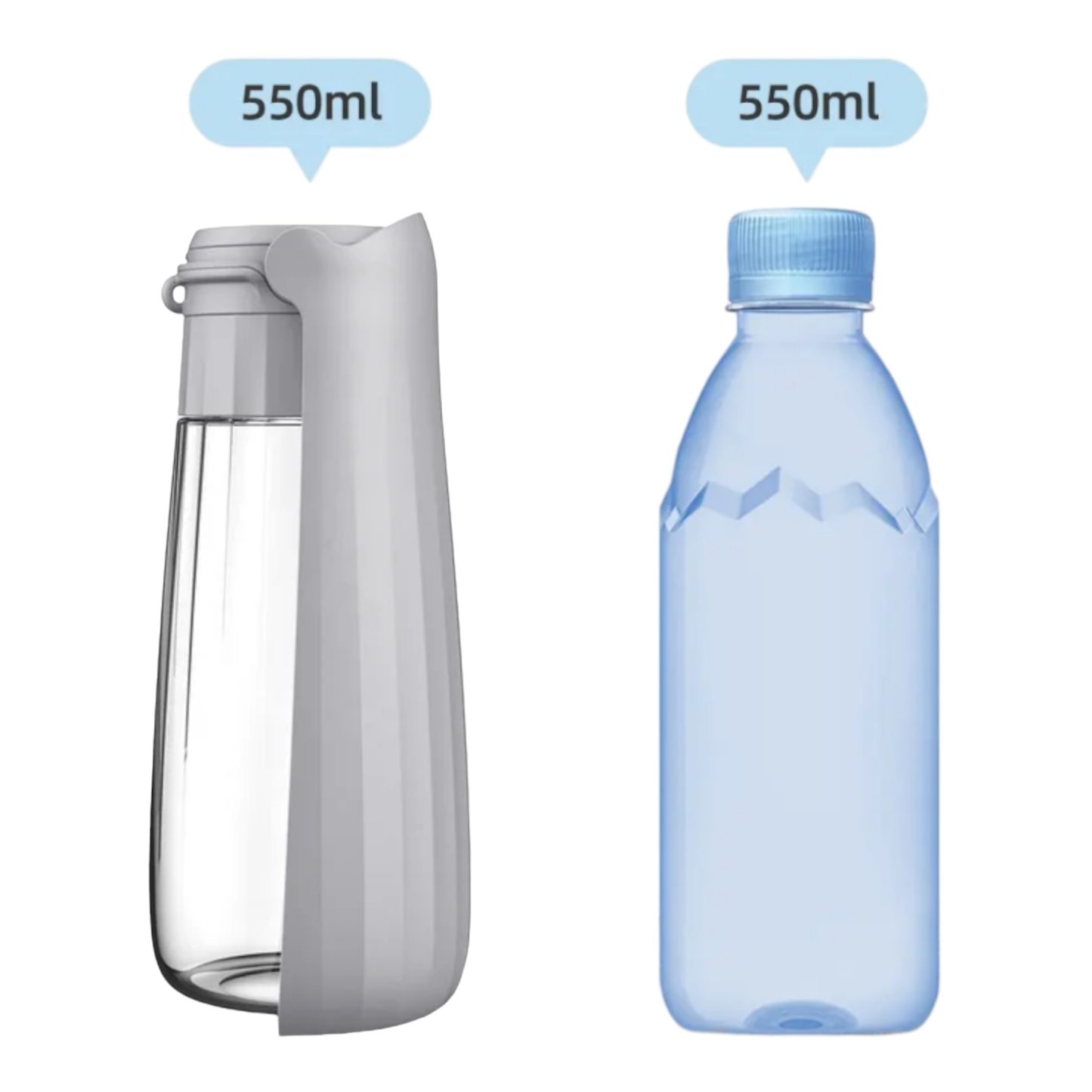 Tragbarer und stabiler und faltbarer 550ml Wasserspender für unterwegs