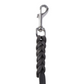 Hundeleine Soft Leder mit Handschlaufe und geflochtenen Element