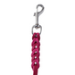 Hundeleine Soft Leder mit Handschlaufe und geflochtenen Element