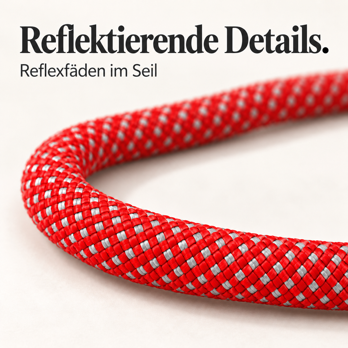 Reflektierende Hundeleine© mit Handschlaufe und veganem Leder in 4 Farben und Varianten