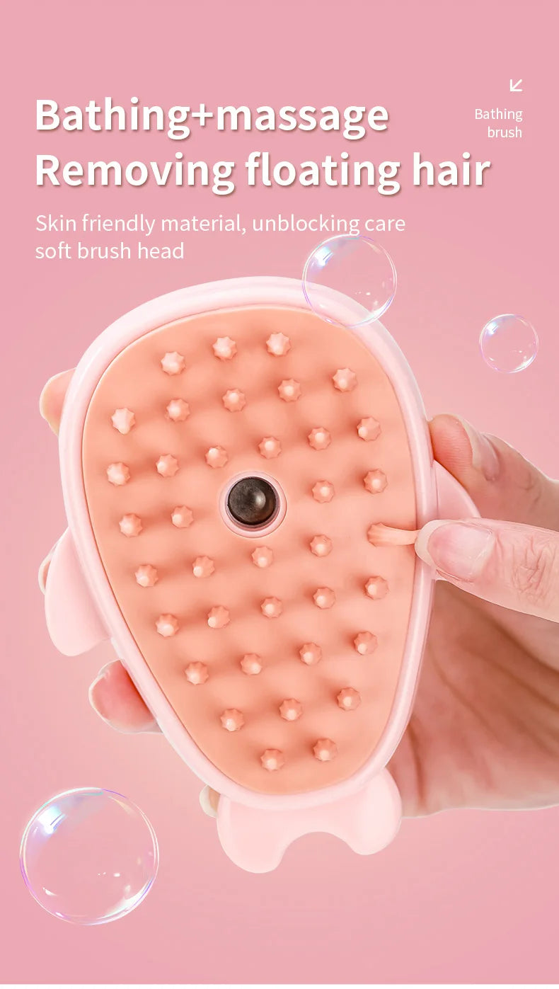 SteamBrush™ 3 in 1 | Elektrische Fellbürste mit Sprühfunktion für Hunde & Katzen | USB wiederaufladbar