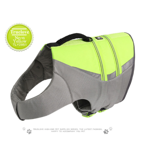 Truelove Pet Schwimmweste für Hunde Hundeschwimmweste Leben Jacke Sicherheit Weste für Hund in Sommer Mode Einstellbare Reflektierende in Pool oder Surfen DriftingTLY1951