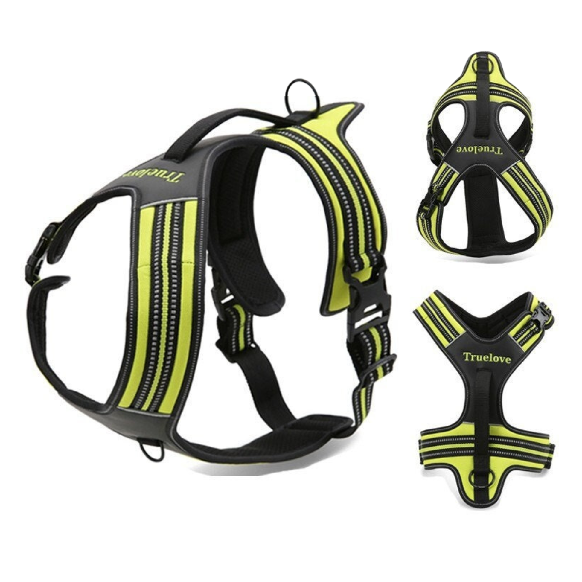 Sportliches Hundegeschirr mit 3M Reflexion True Love for Dogs